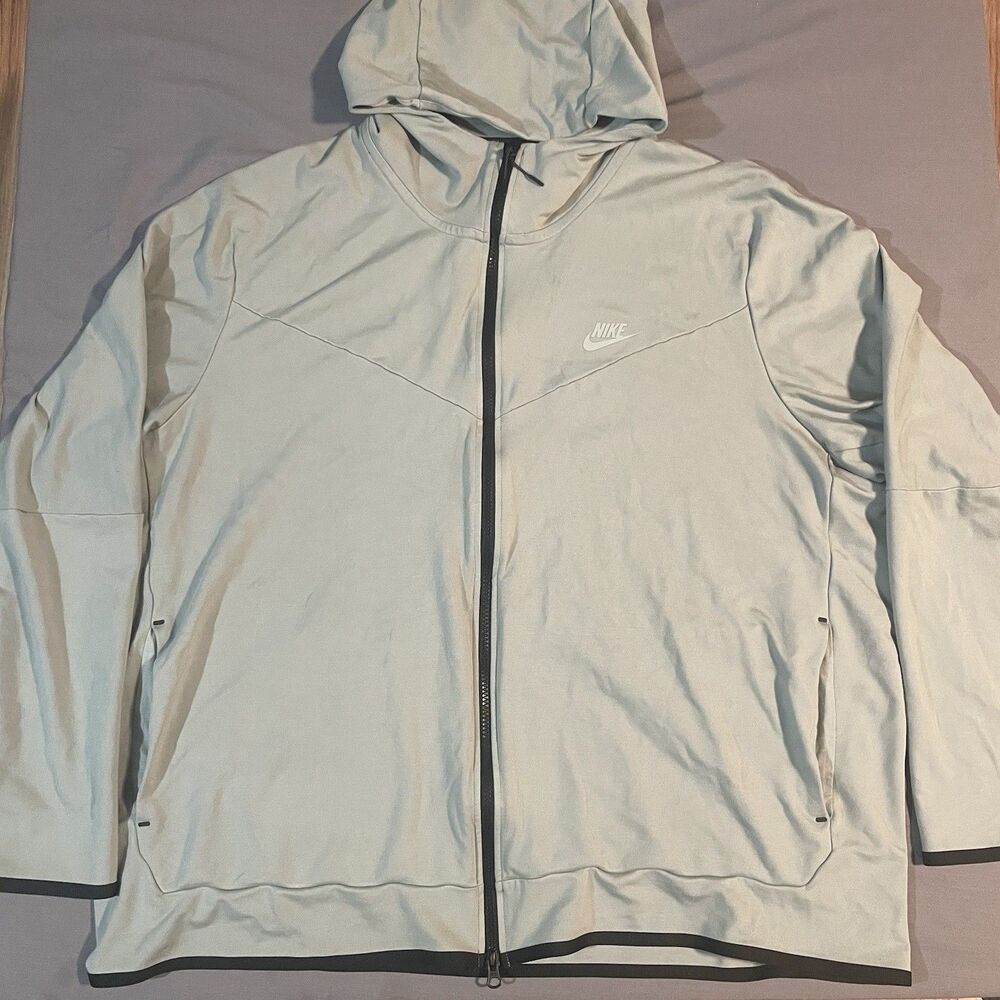 Nike Tech Men’s Full Zip Light Gray Jacket 3XL